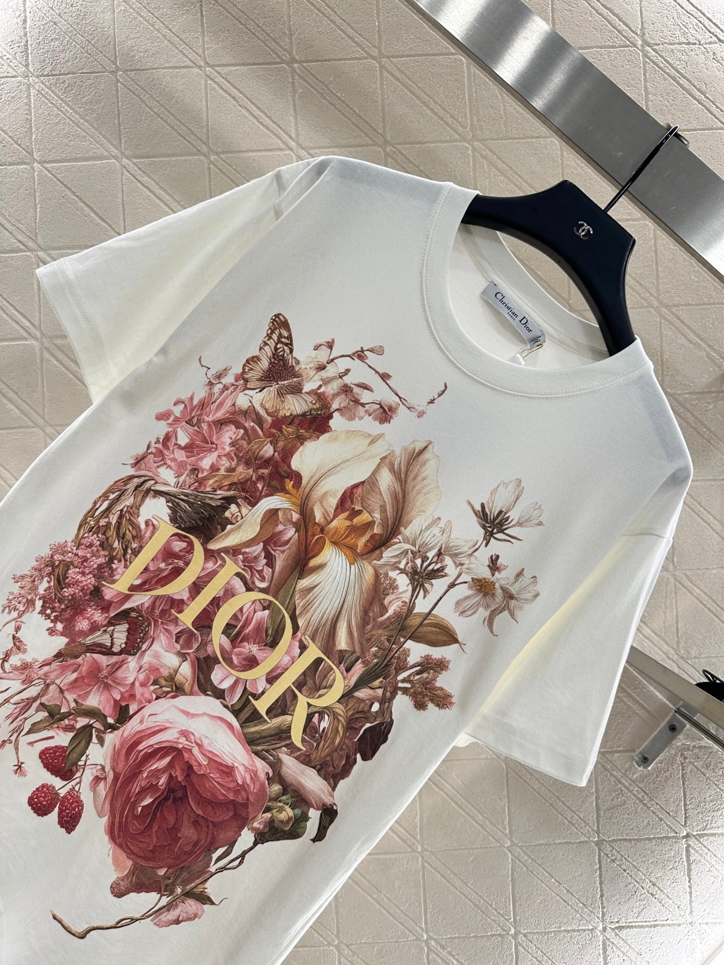 25fw Round neck printed T-shirt