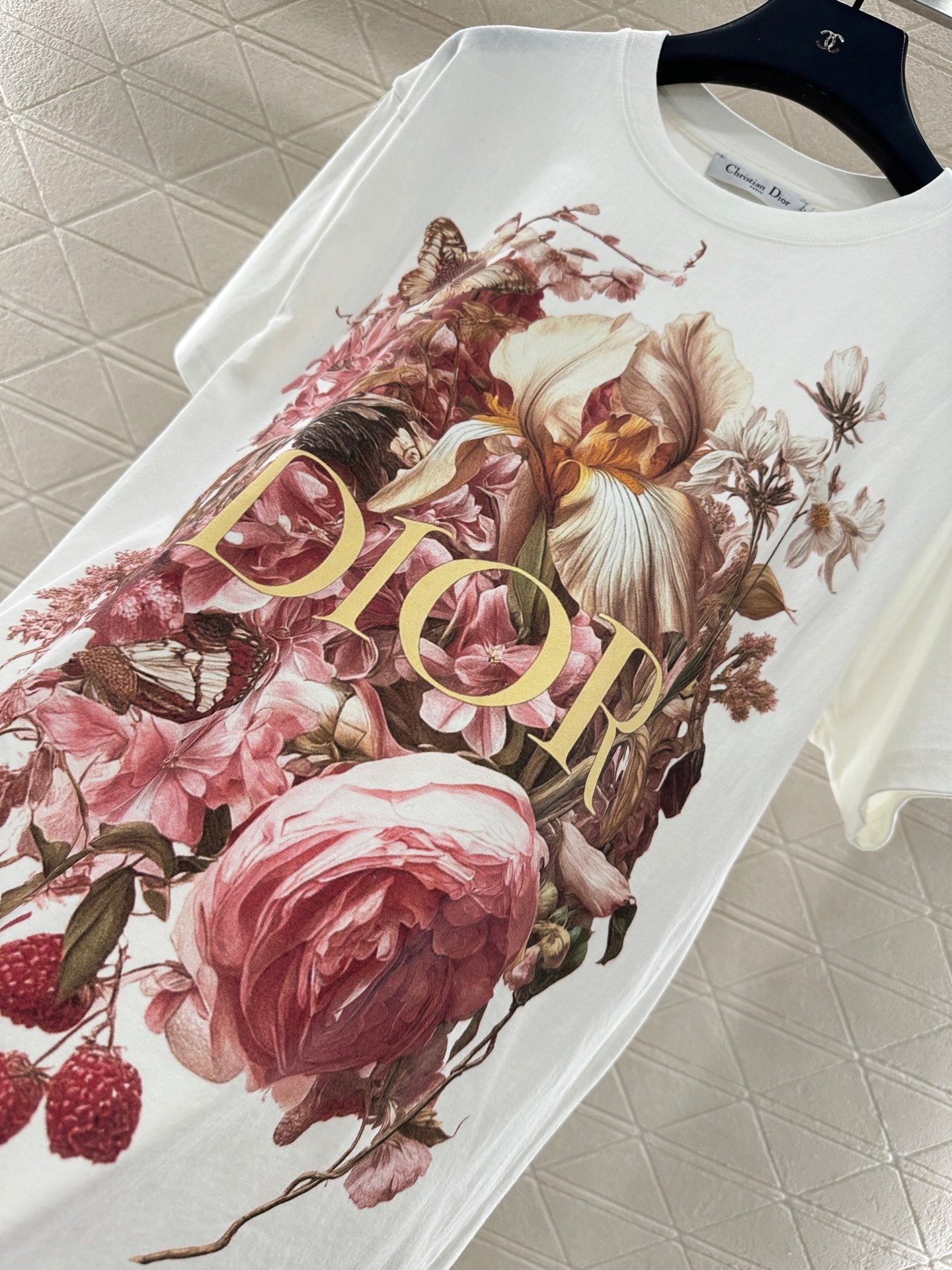 25fw Round neck printed T-shirt