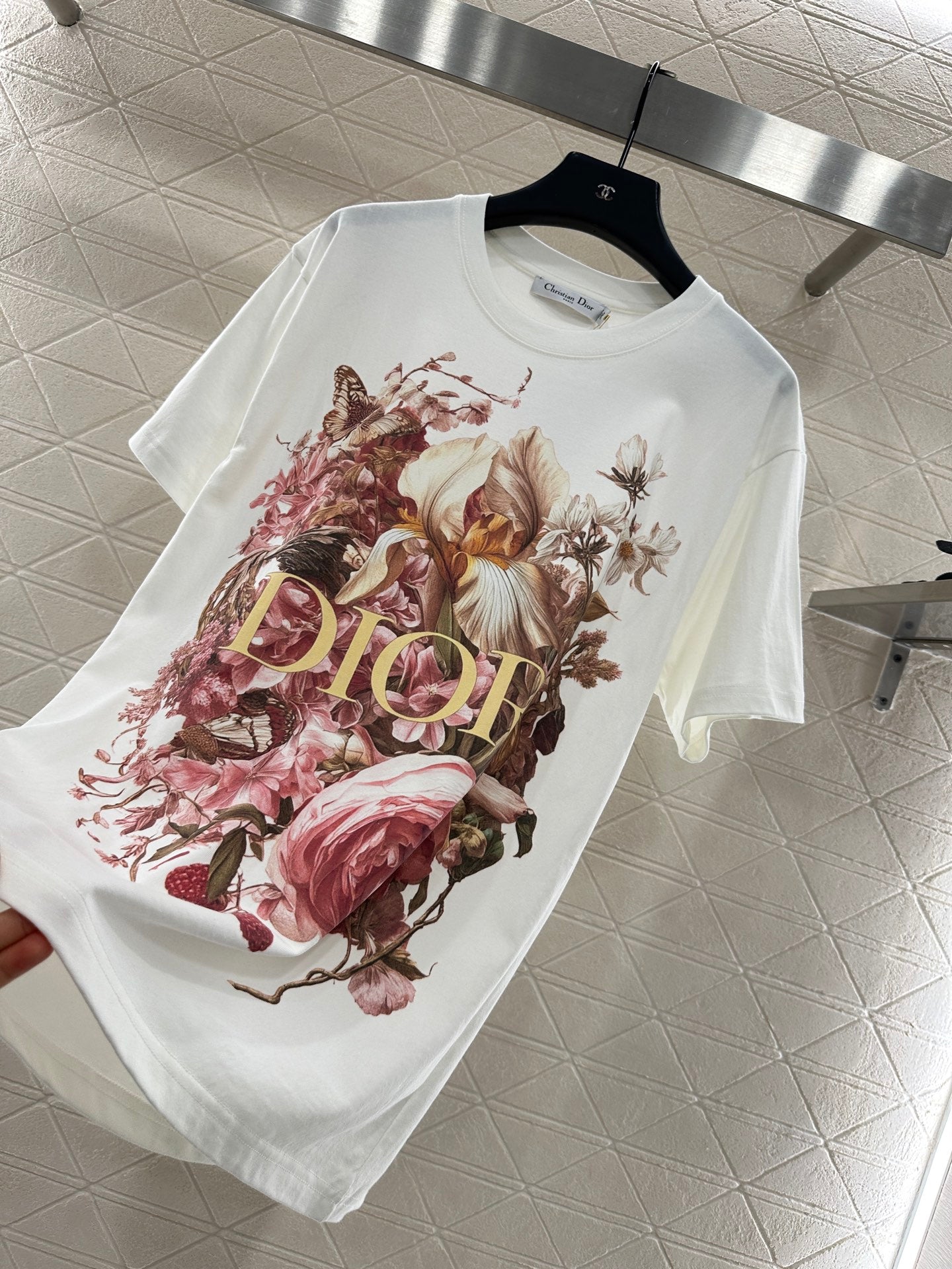 25fw Round neck printed T-shirt