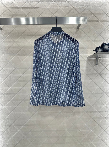 25fw Mesh round neck base shirt