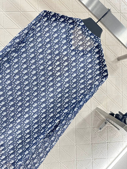 25fw Mesh round neck base shirt