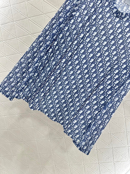 25fw Mesh round neck base shirt