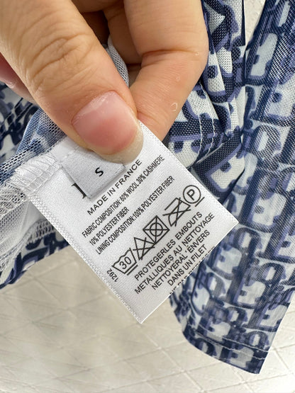 25fw Mesh round neck base shirt