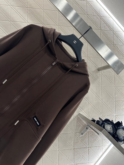 25fw Hooded jacket and pants set