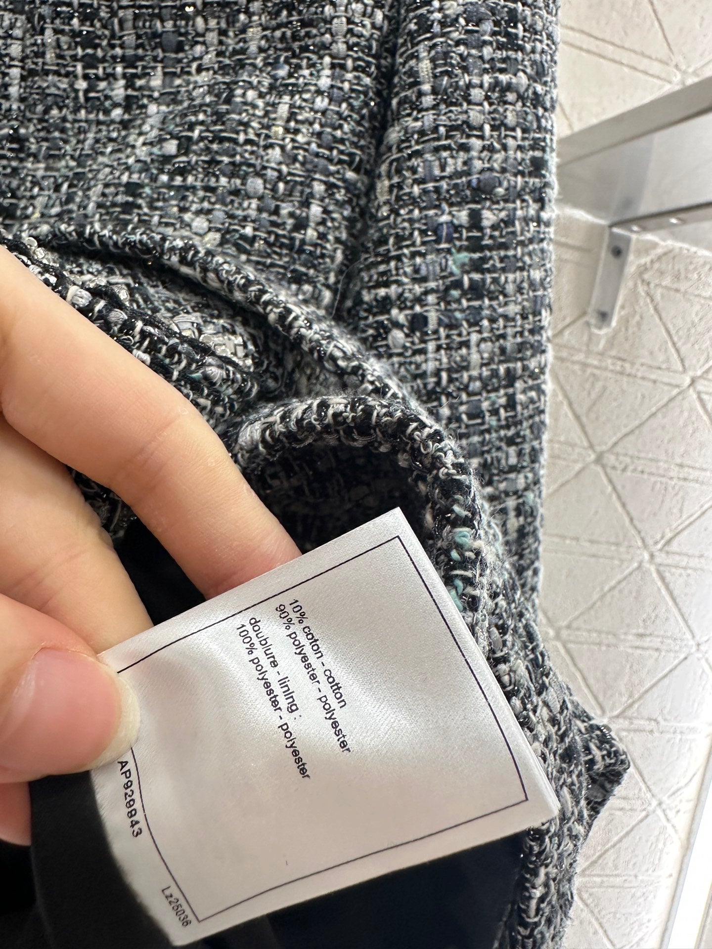 25fw Western style nail bead tied edge jacket