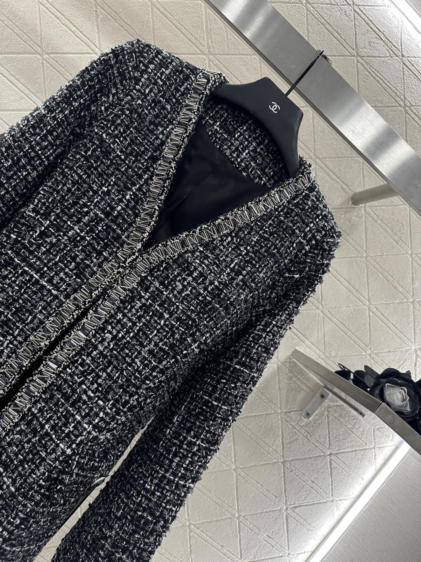 25fw Belt tied edge woven jacket