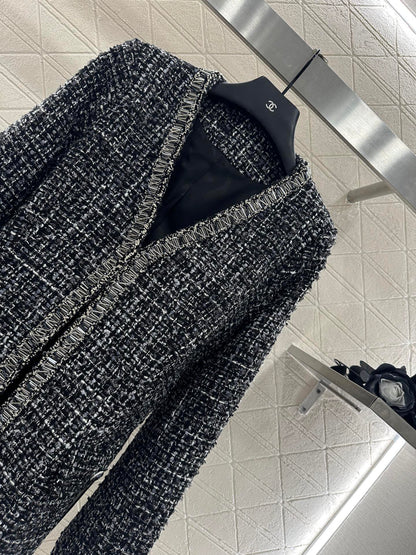 25fw Belt tied edge woven jacket