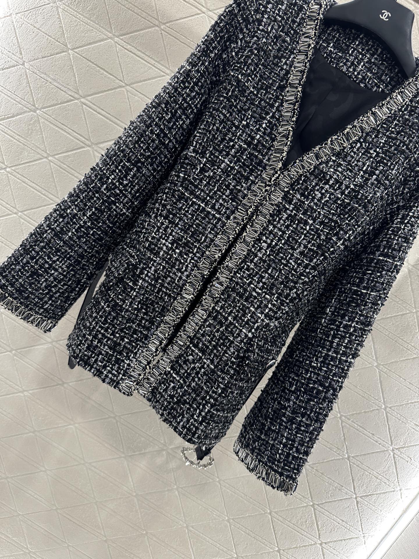25fw Belt tied edge woven jacket