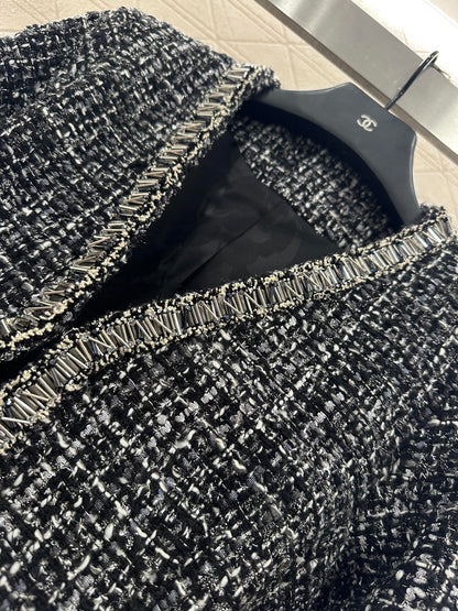25fw Belt tied edge woven jacket