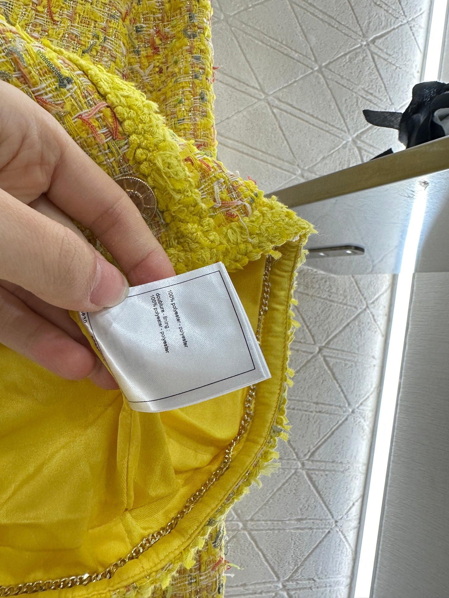 25fw Colorful edge tied woven jacket