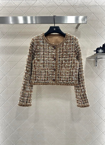 25fw Woolen edge tied jacket