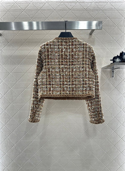 25fw Woolen edge tied jacket