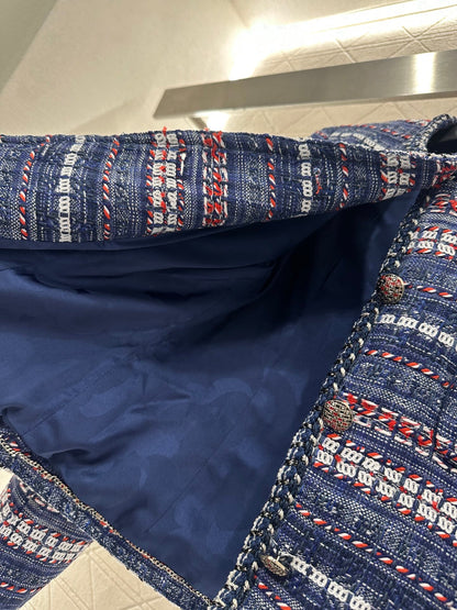 25fw Woolen edge tied jacket