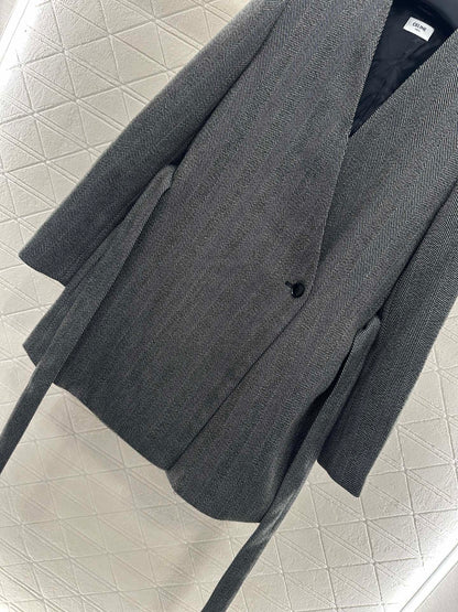 25fw Suit belt, medium length jacket