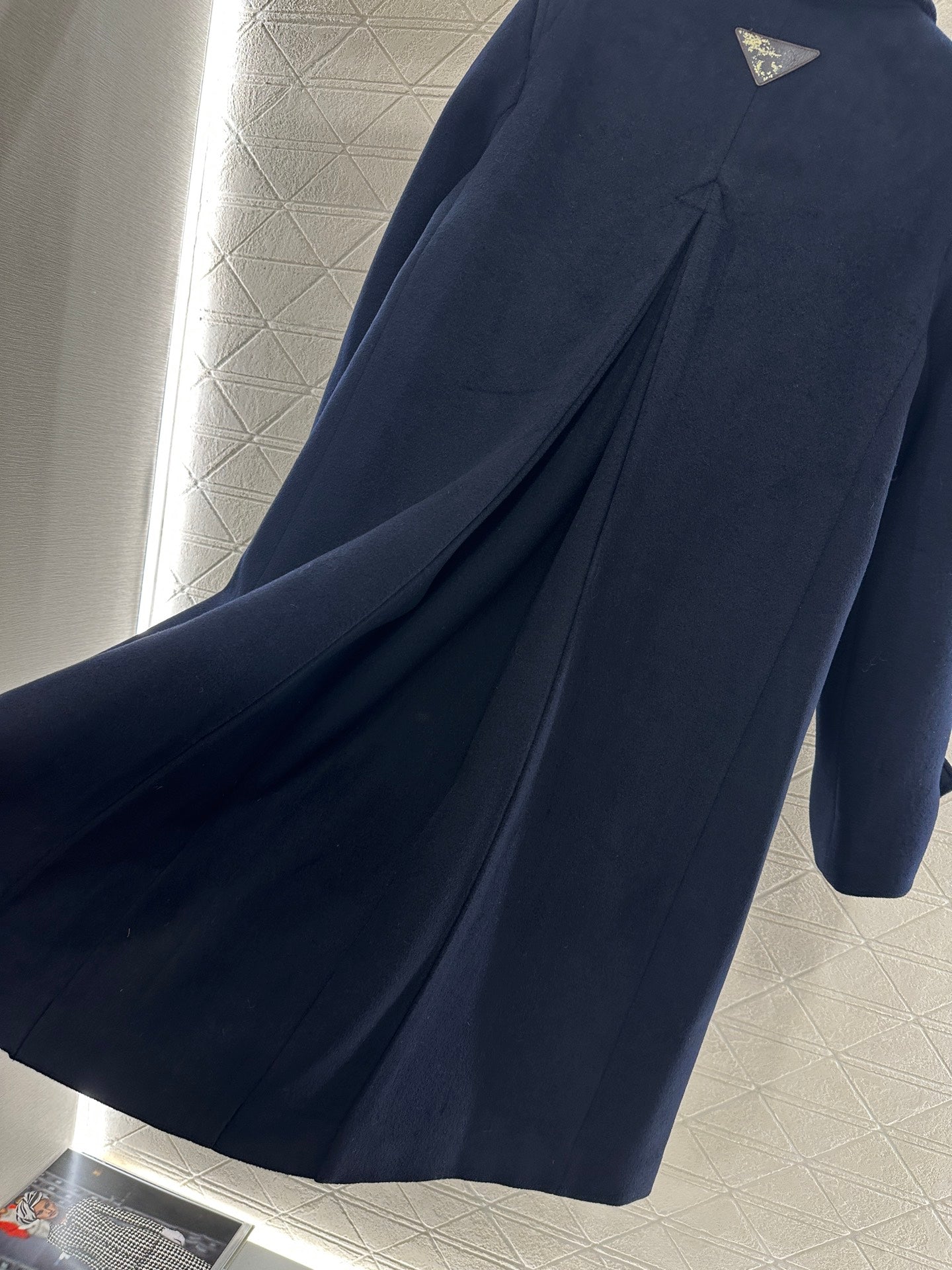 25fw Front shoulder lapel long coat