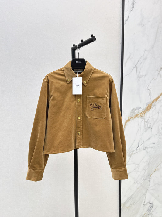 25fw Corduroy short shirt