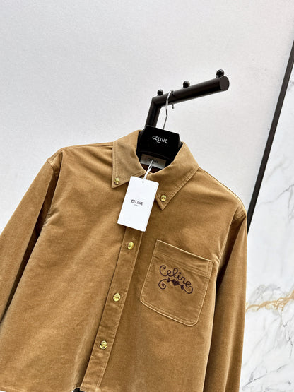 25fw Corduroy short shirt