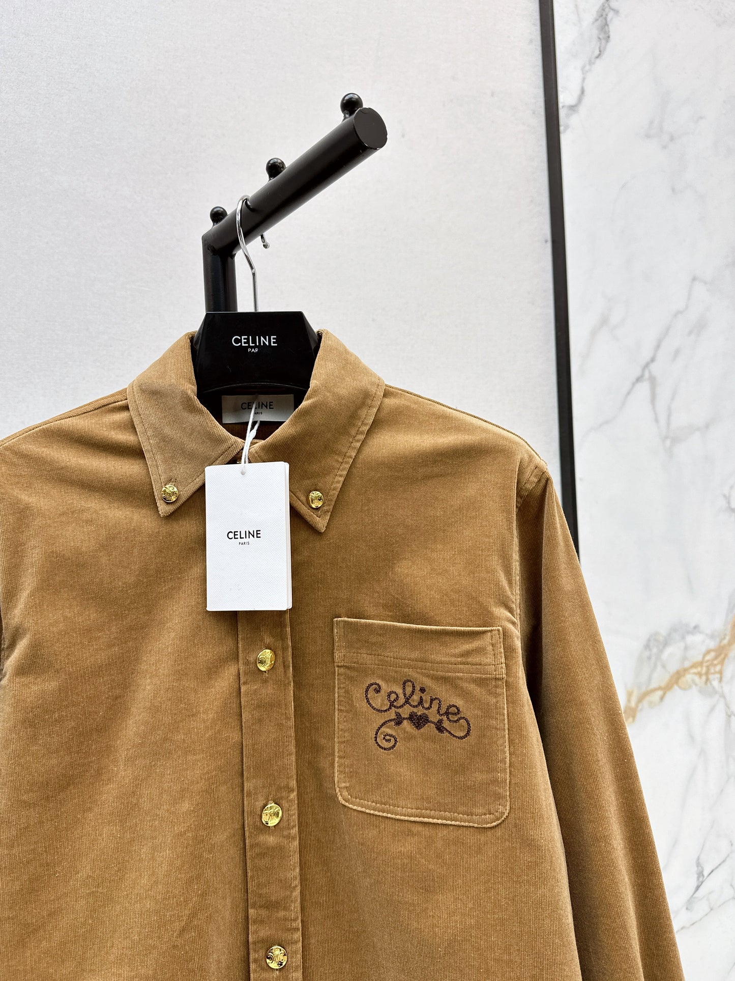 25fw Corduroy short shirt