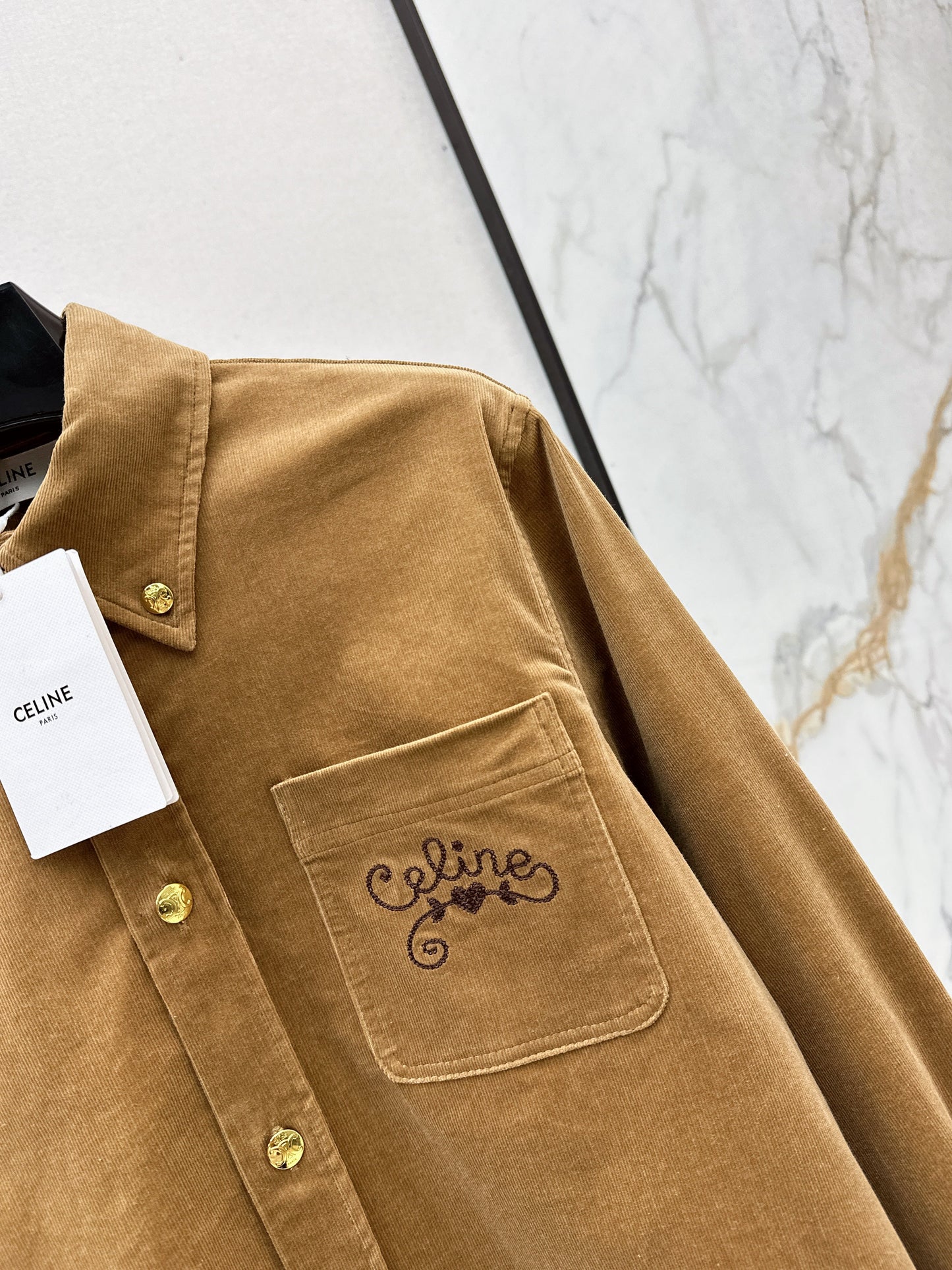 25fw Corduroy short shirt