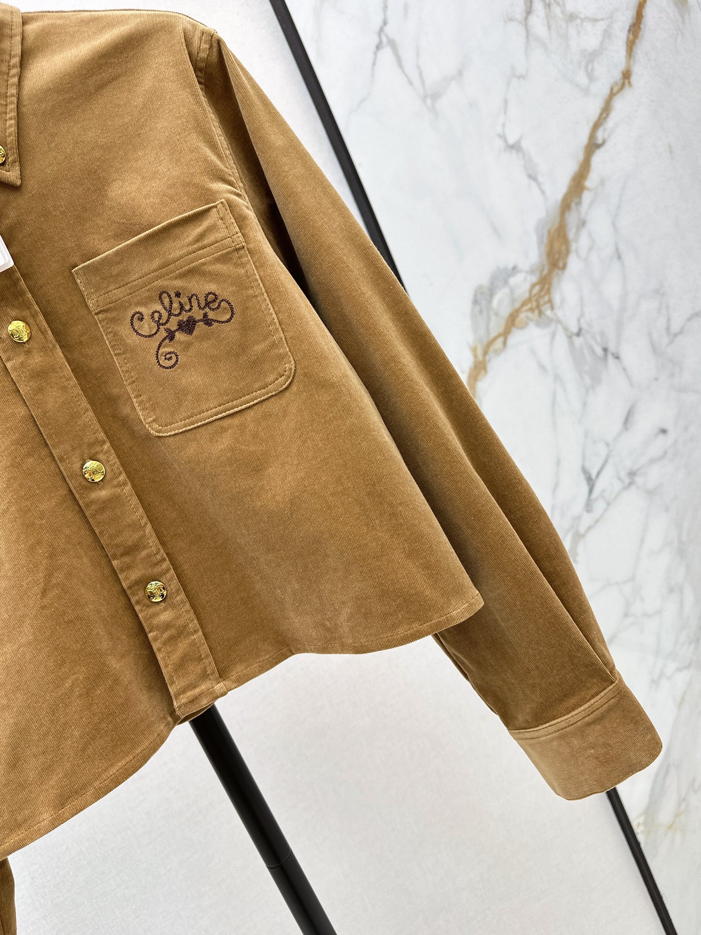 25fw Corduroy short shirt