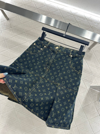 25fw Pleated short skirt