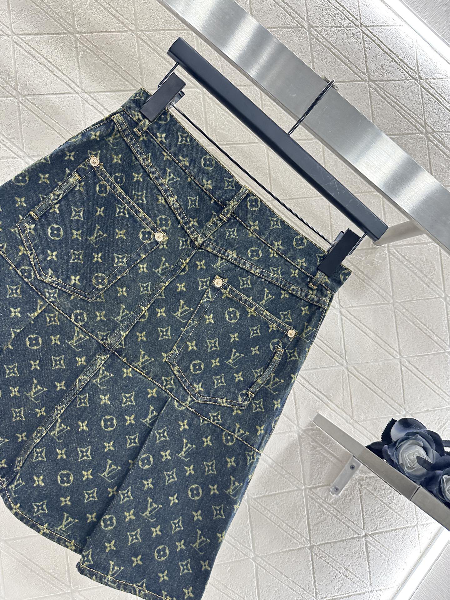 25fw Pleated short skirt