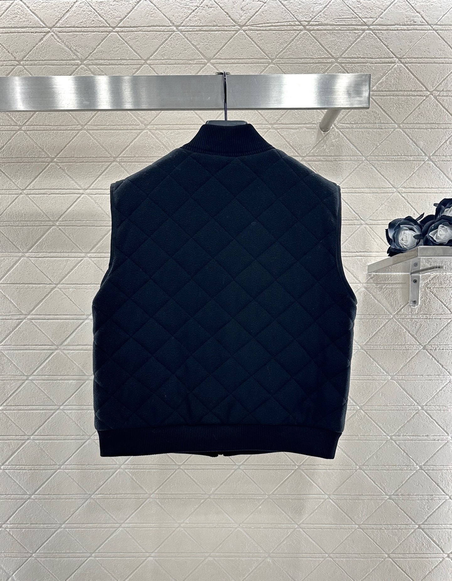 25fw Polar fleece standing collar vest