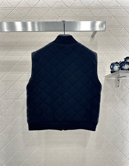 25fw Polar fleece standing collar vest