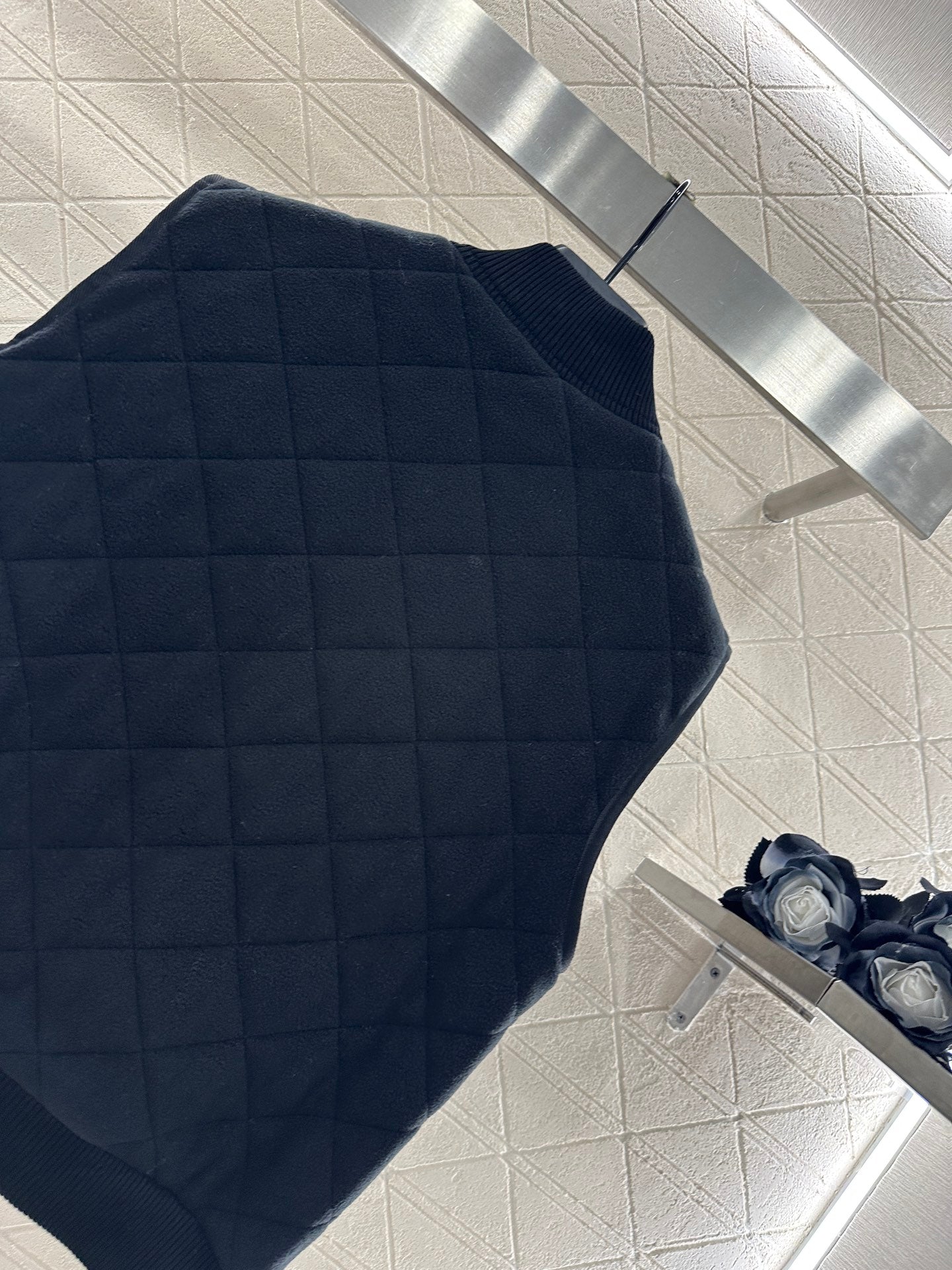 25fw Polar fleece standing collar vest