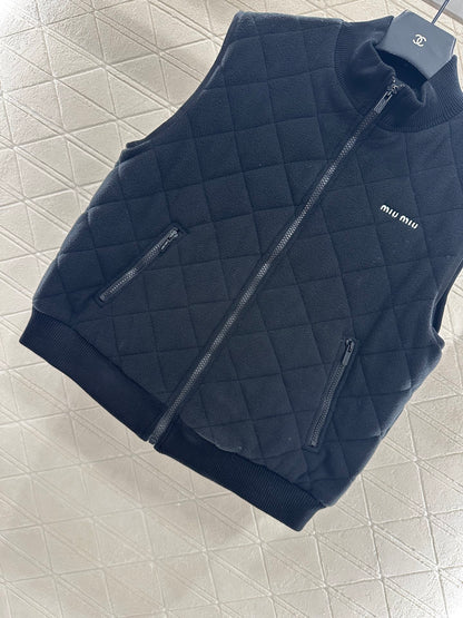 25fw Polar fleece standing collar vest