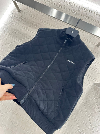 25fw Polar fleece standing collar vest