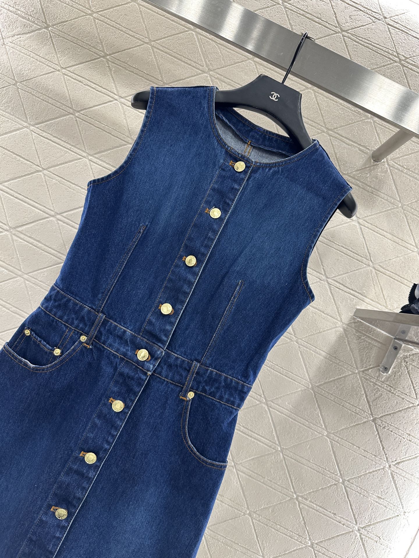 25fw Cowboy vest skirt