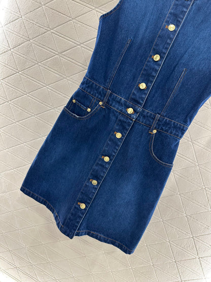 25fw Cowboy vest skirt