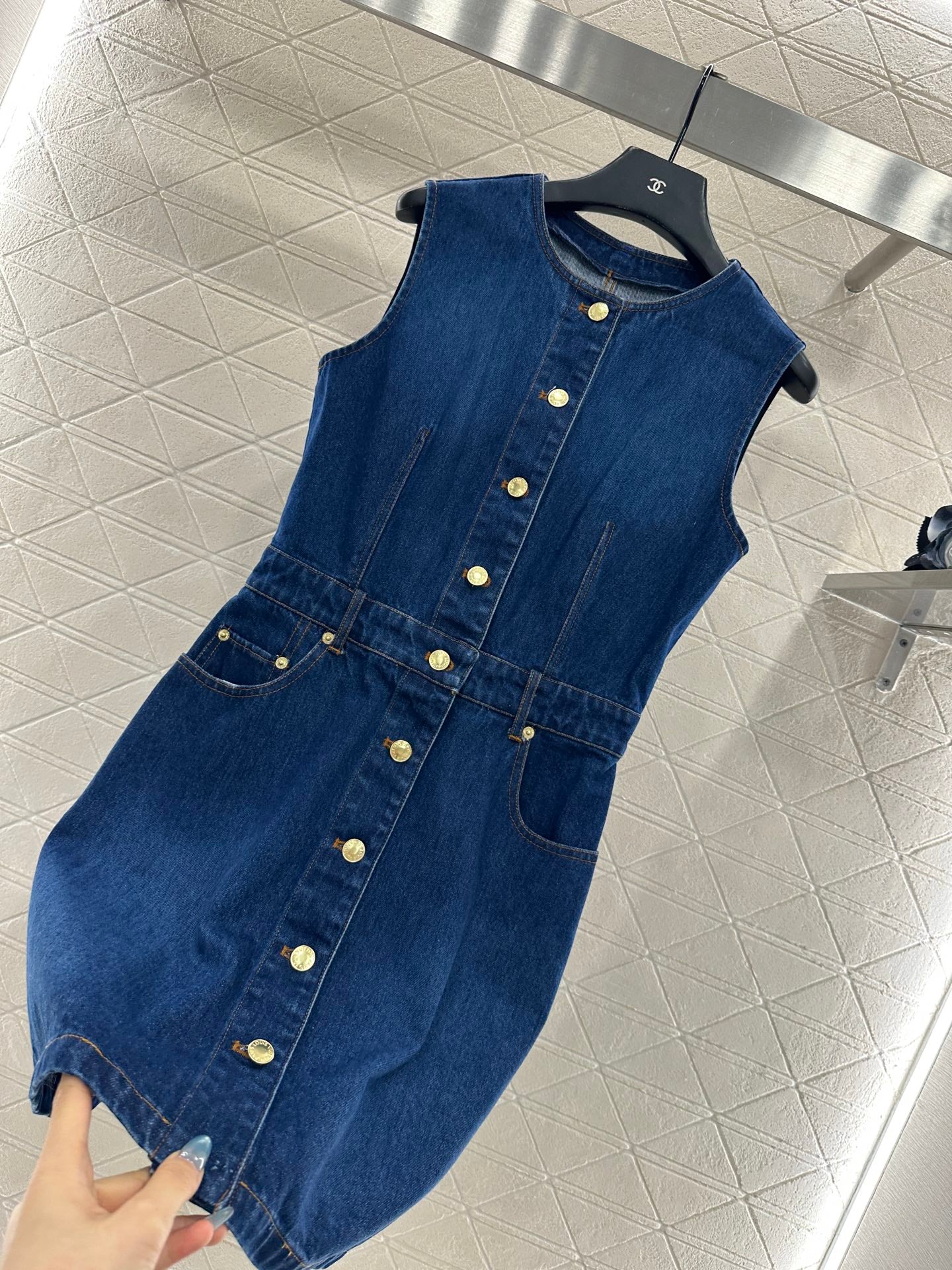 25fw Cowboy vest skirt