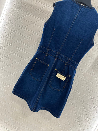 25fw Cowboy vest skirt