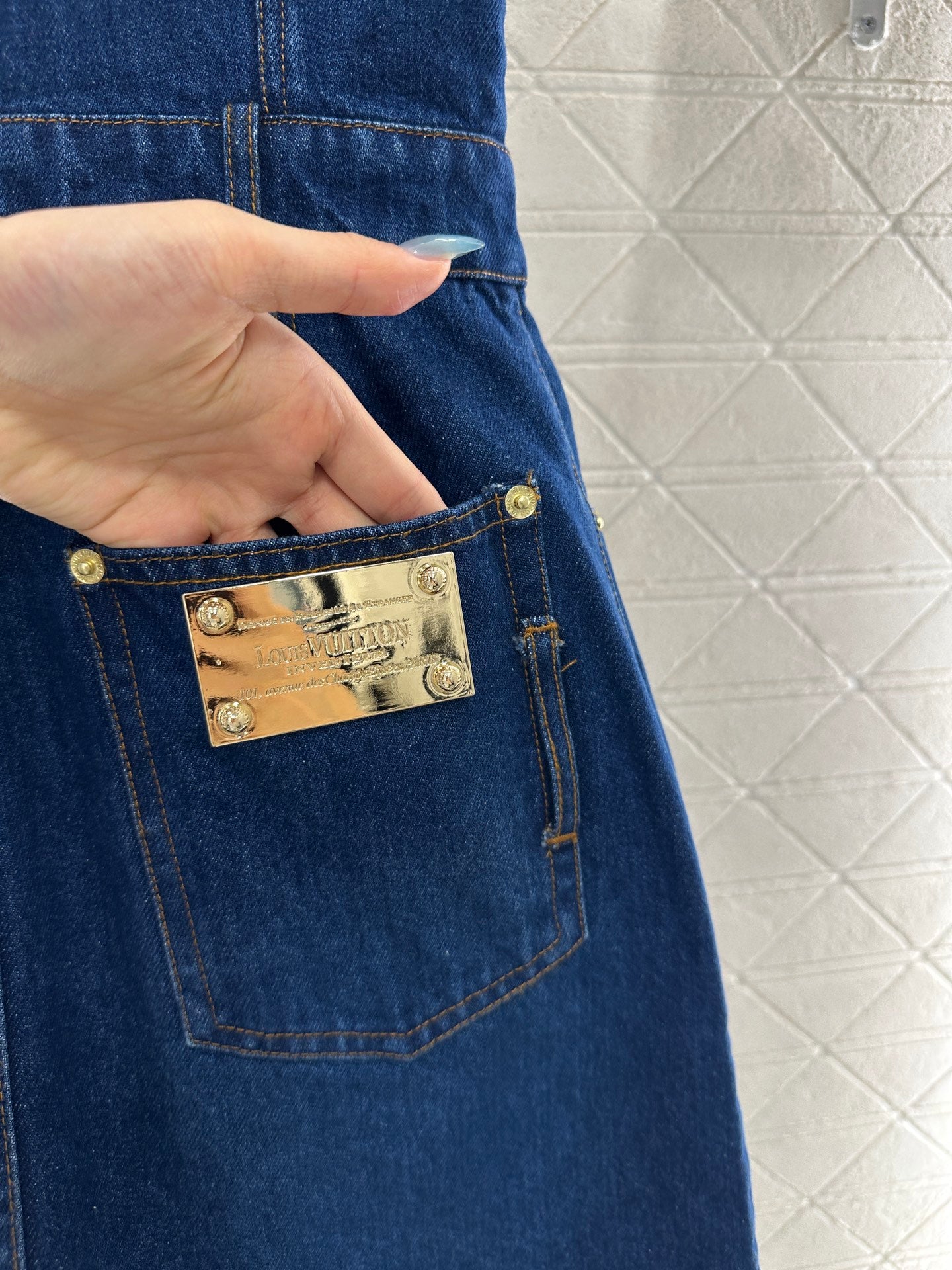 25fw Cowboy vest skirt