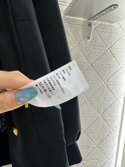 25fw Hooded cotton drawstring jacket