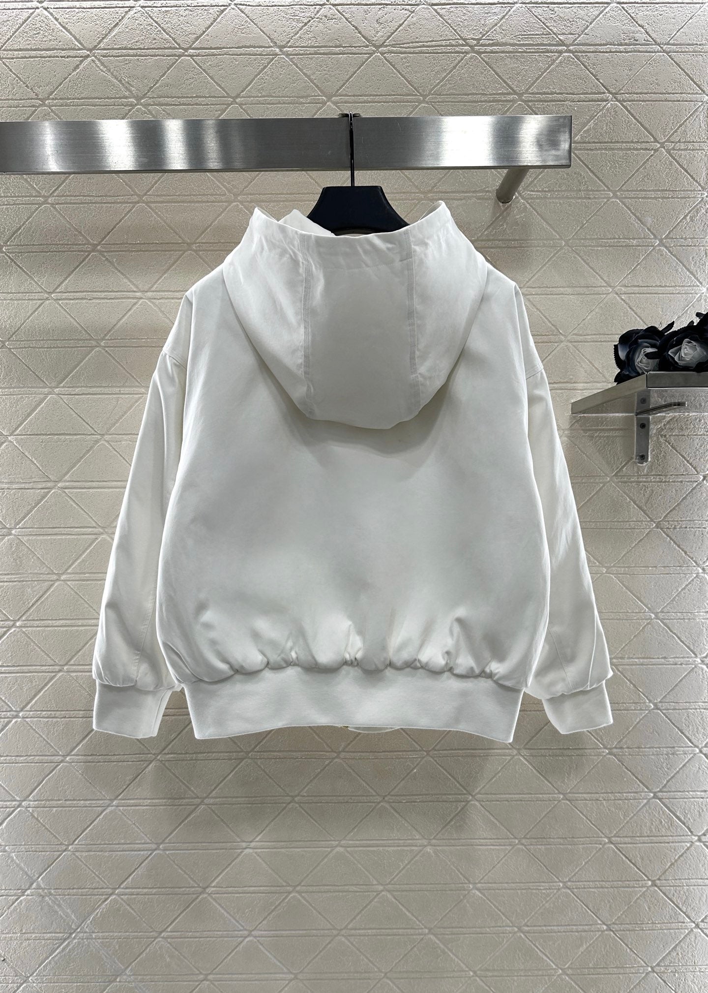 25fw Hooded cotton drawstring jacket