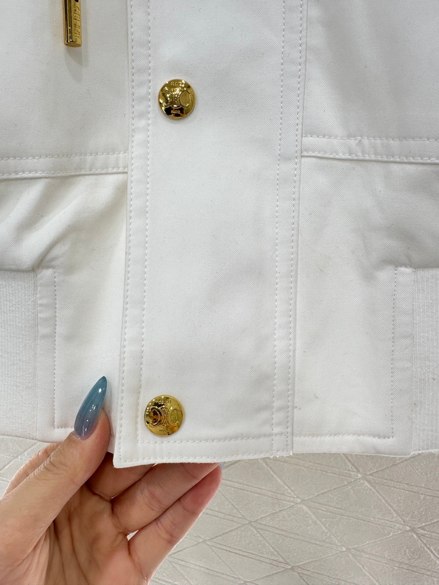 25fw Hooded cotton drawstring jacket