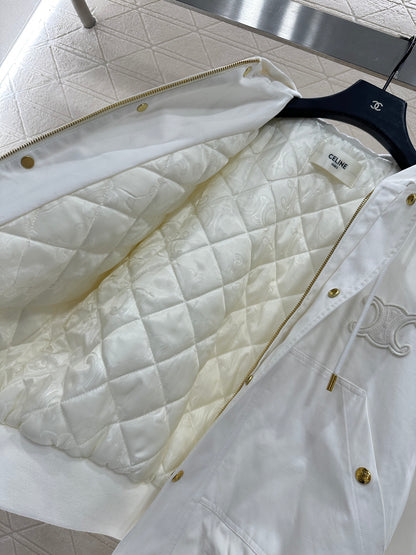 25fw Hooded cotton drawstring jacket