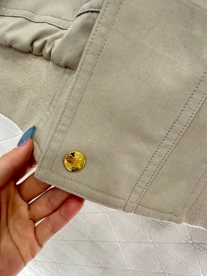 25fw Hooded cotton drawstring jacket