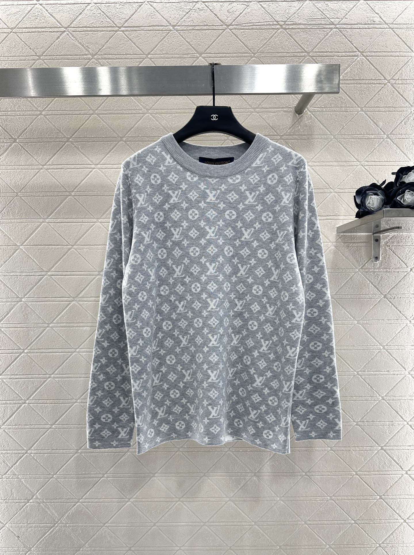 25fw Jacquard loose sweater