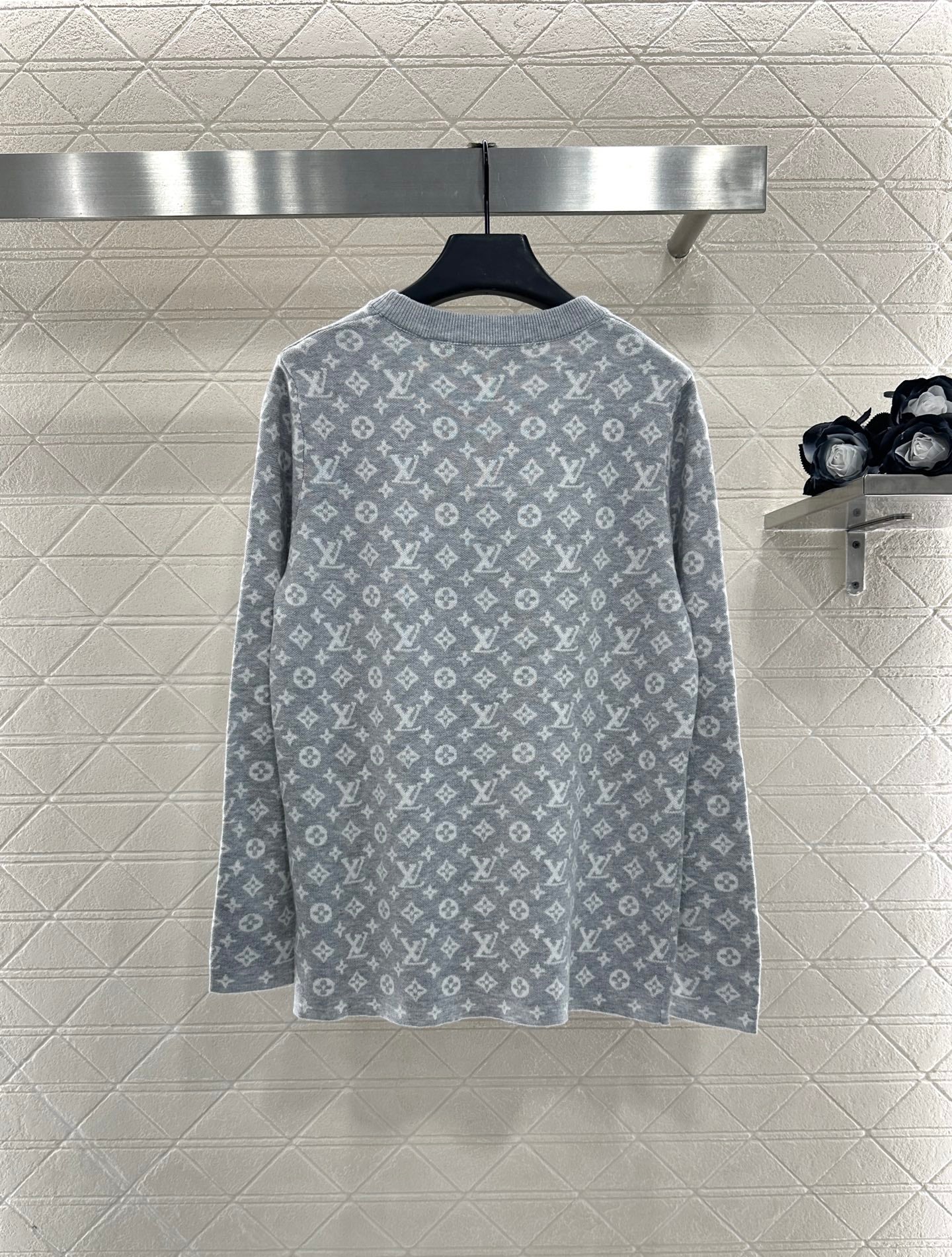 25fw Jacquard loose sweater