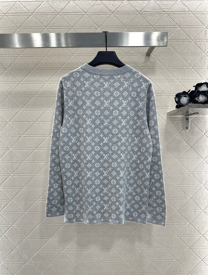 25fw Jacquard loose sweater