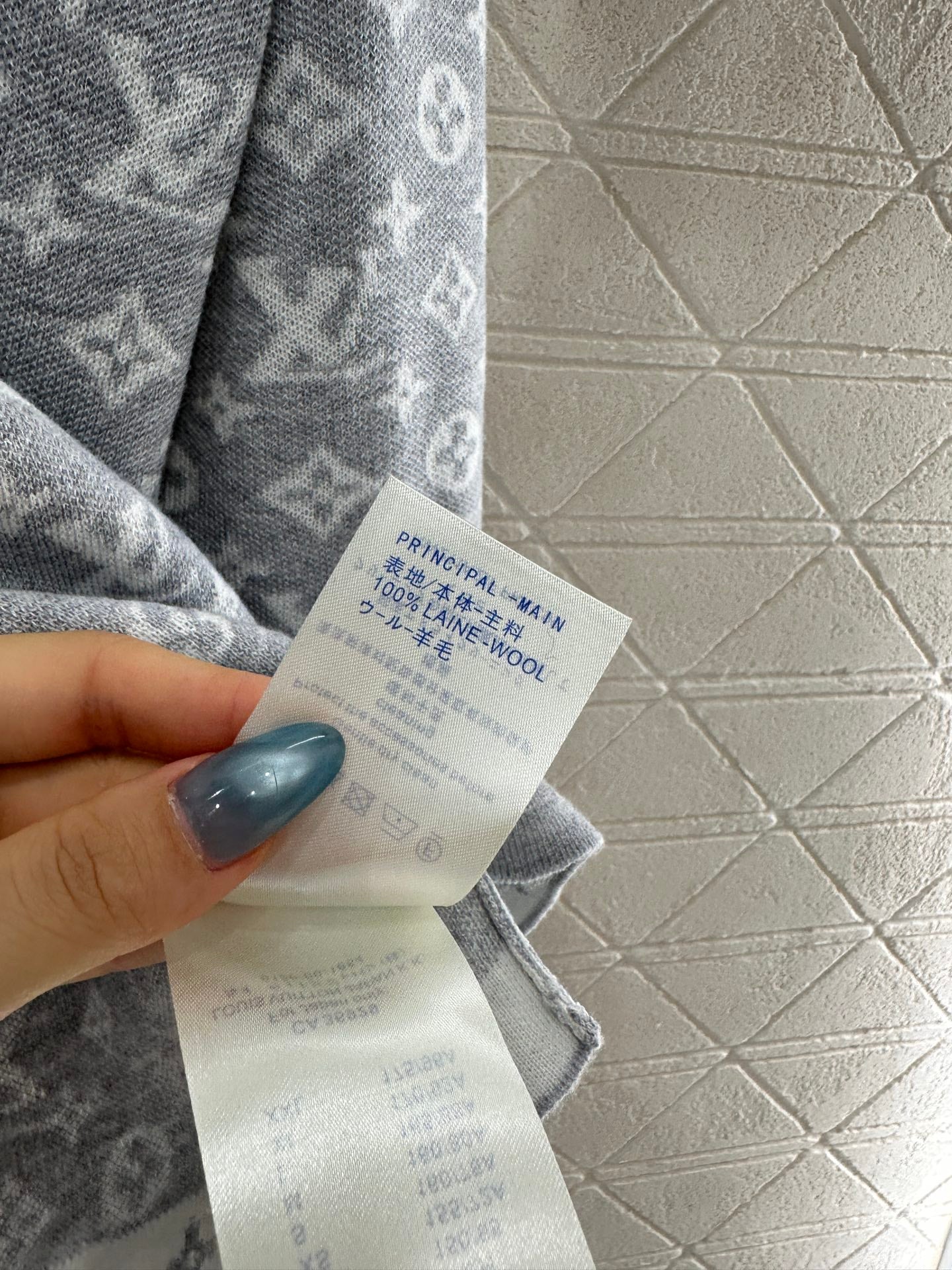 25fw Jacquard loose sweater