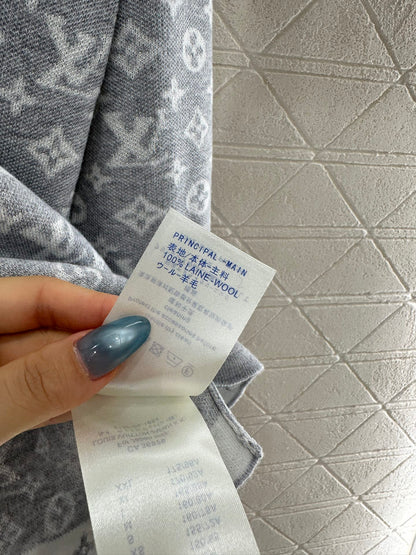 25fw Jacquard loose sweater