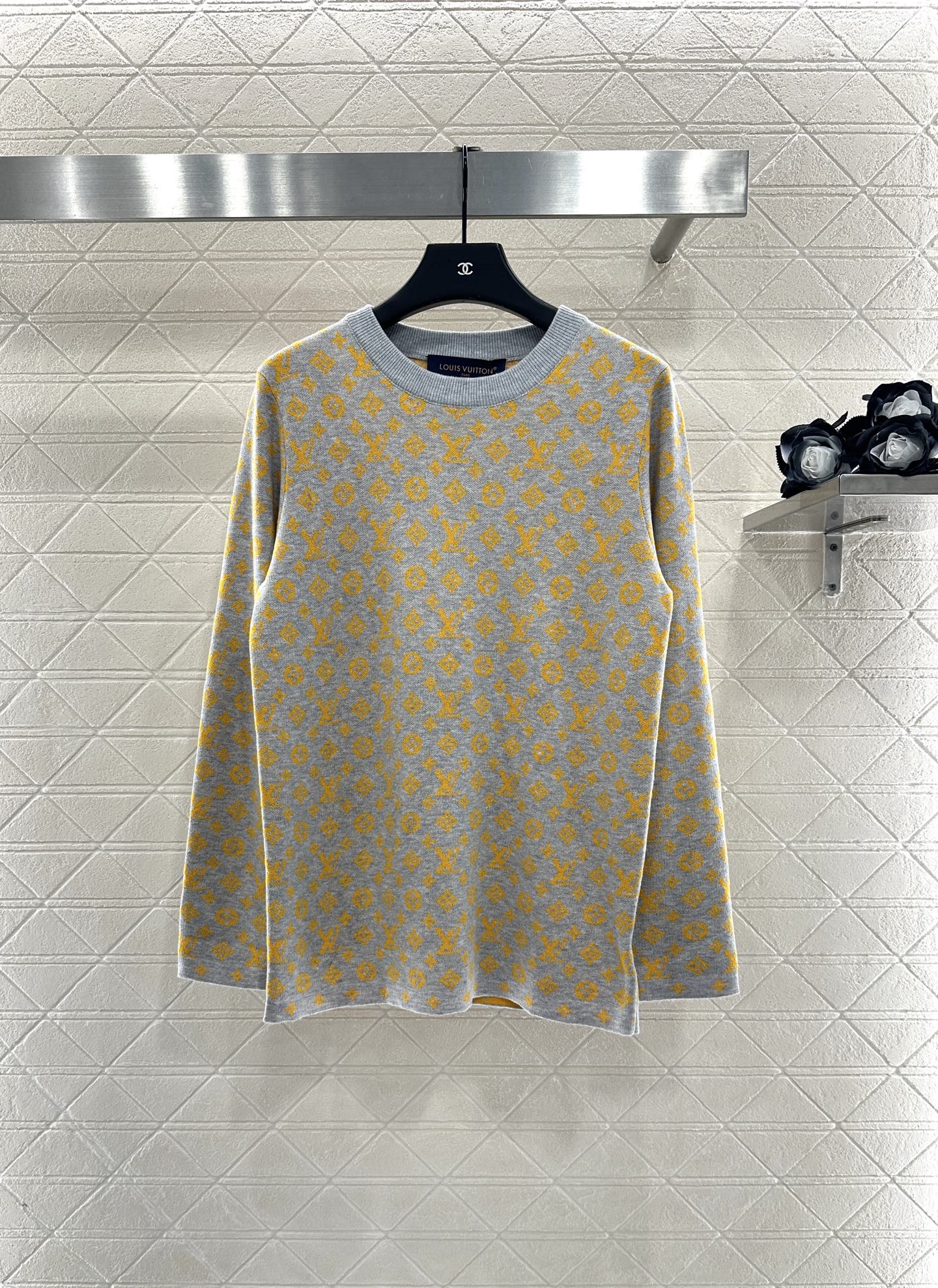 25fw Jacquard loose sweater