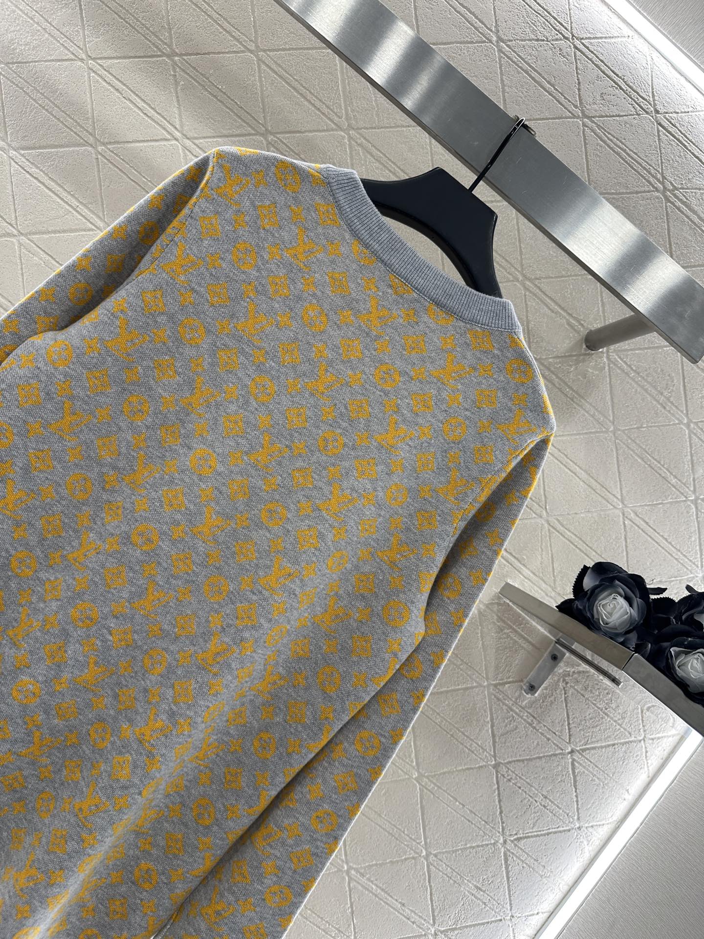 25fw Jacquard loose sweater