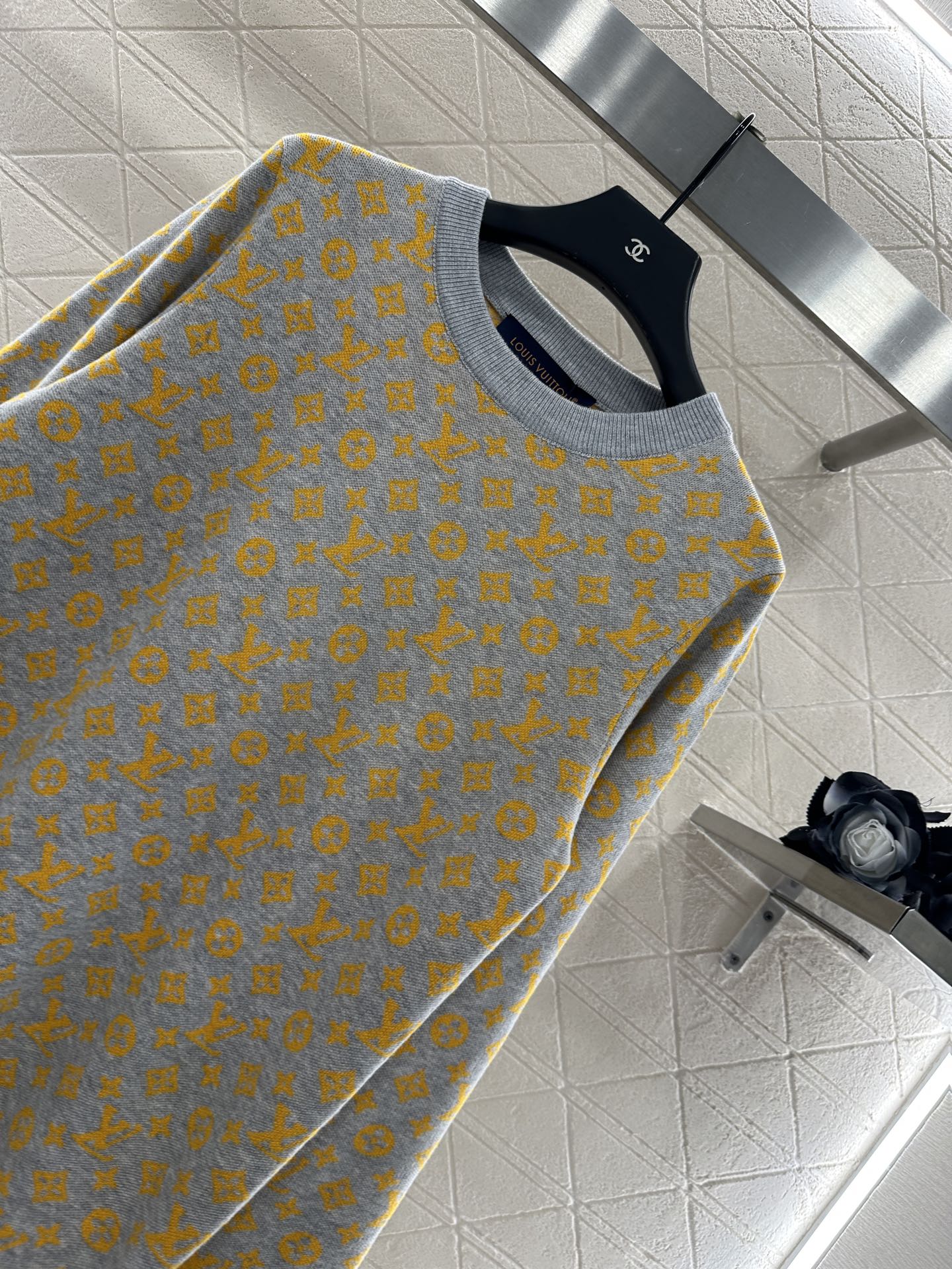 25fw Jacquard loose sweater