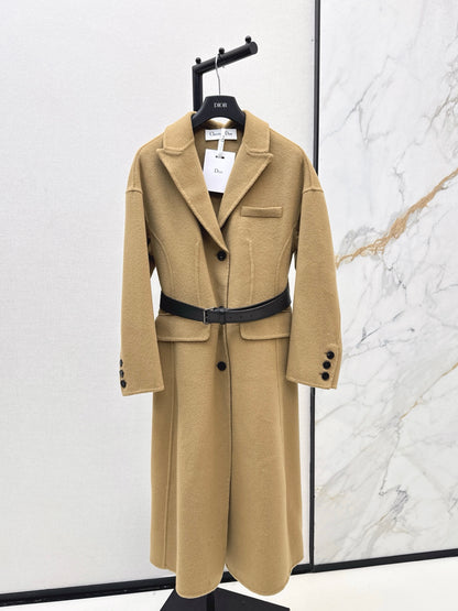 25fw Detachable scarf decorative coat jacket